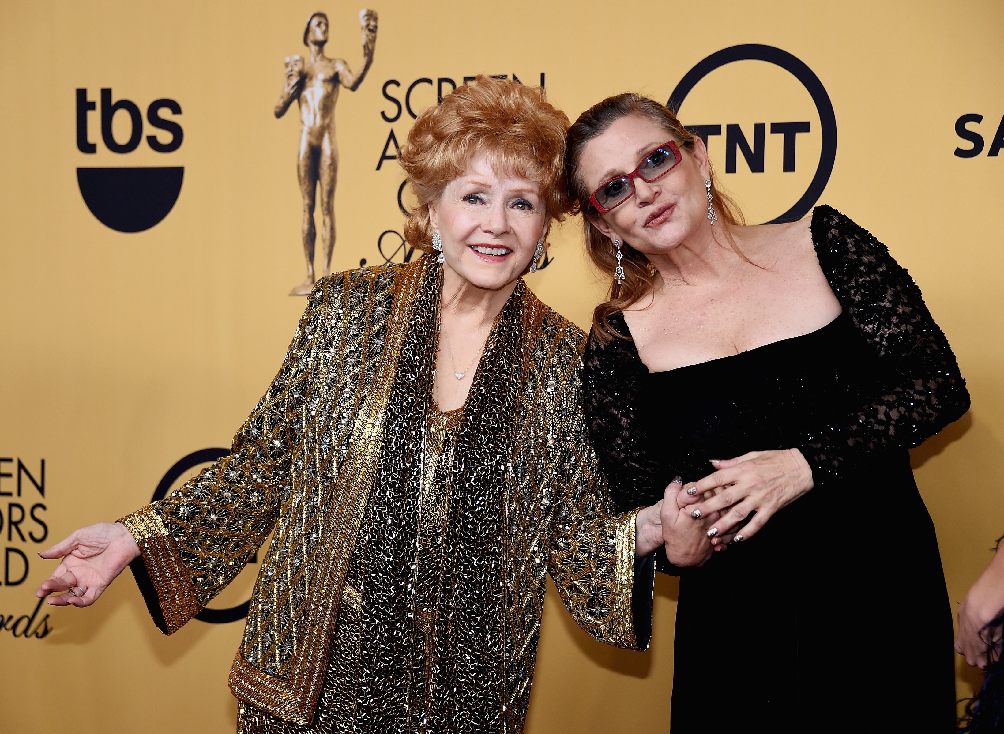 Debbie Reynolds and Carrie Fisher