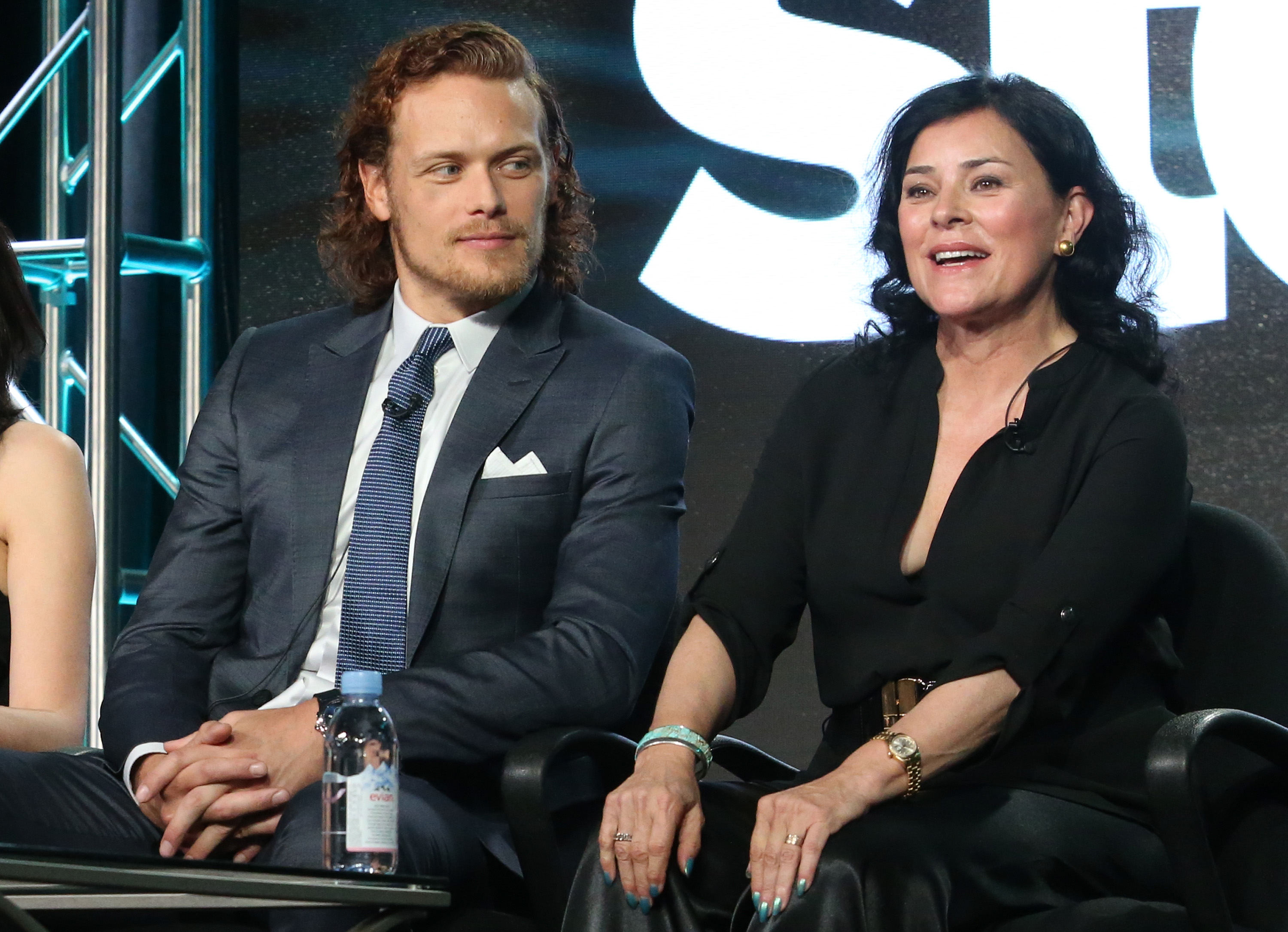 Diana Gabaldon and Sam Heughan