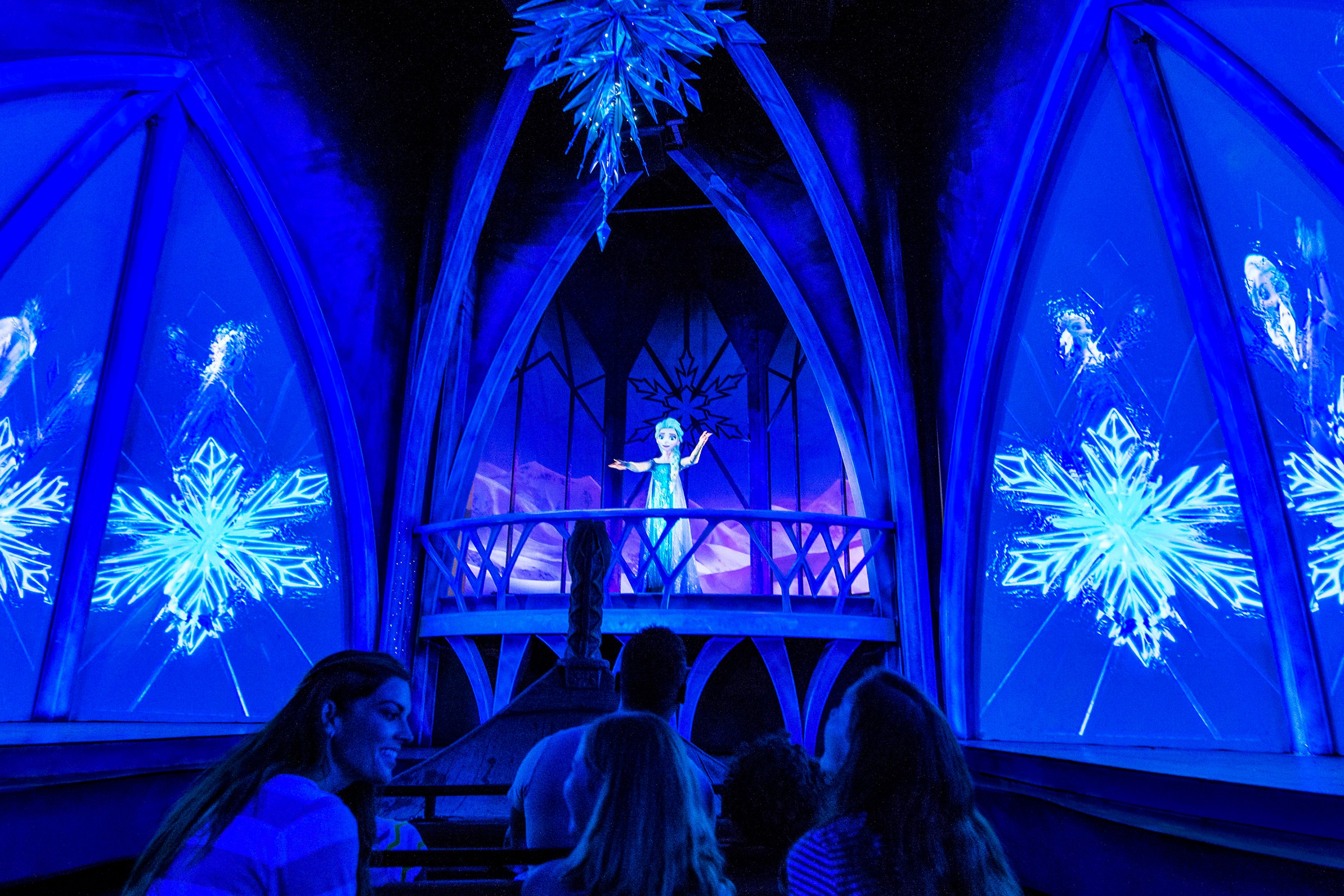 The Walt Disney World attraction based on 'Frozen,' titled 'Frozen Ever After'