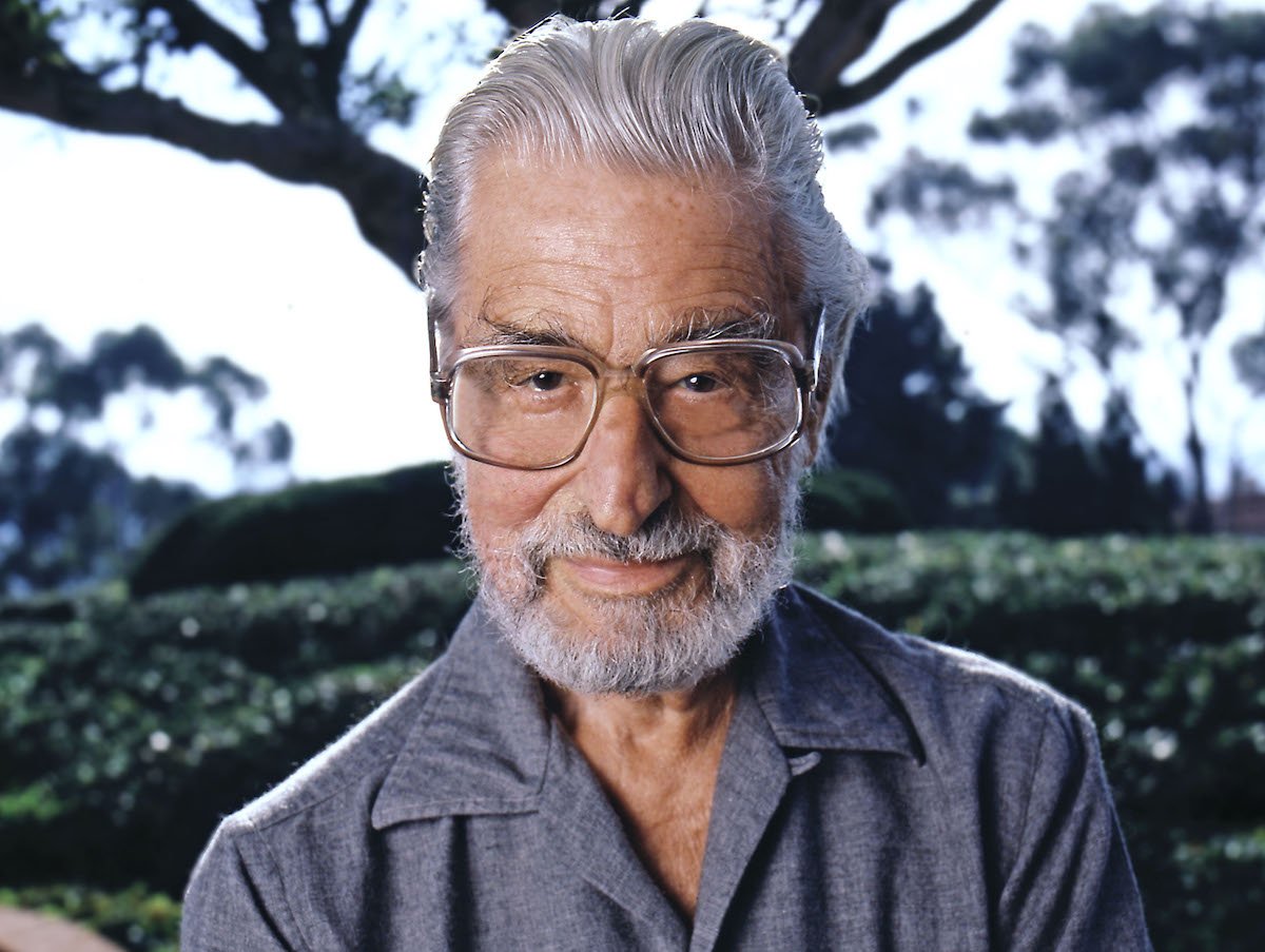 Theodore Geisel better known as Dr. Seuss poses for a portrait in December 1985 in Los Angeles, California | Aaron Rapoport/Corbis/Getty Images