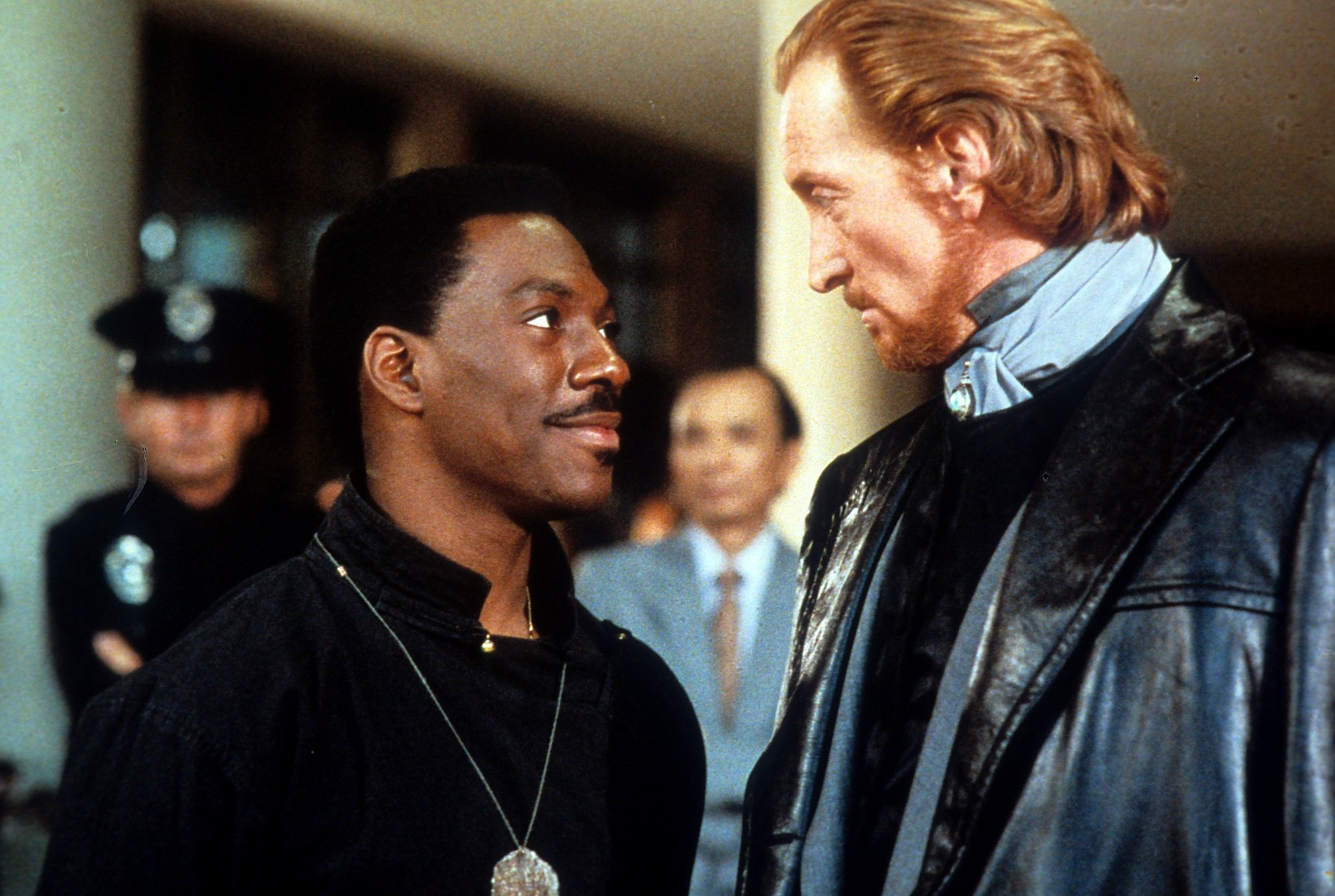 Eddie Murphy and Charles Dance