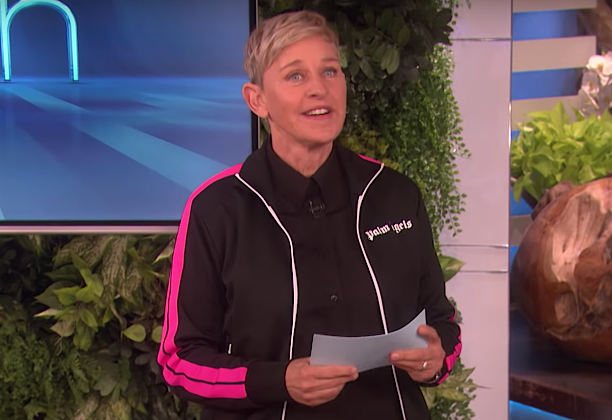 Ellen DeGeneres during a 2019 episode of 'The Ellen DeGeneres Show' | YouTube