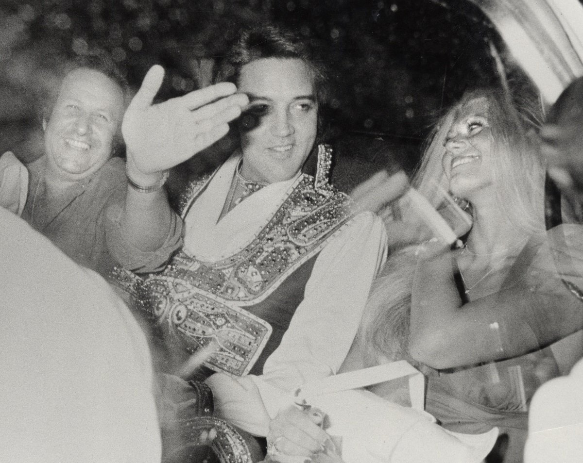Elvis Presley, Diane Goodman and Joe Esposito