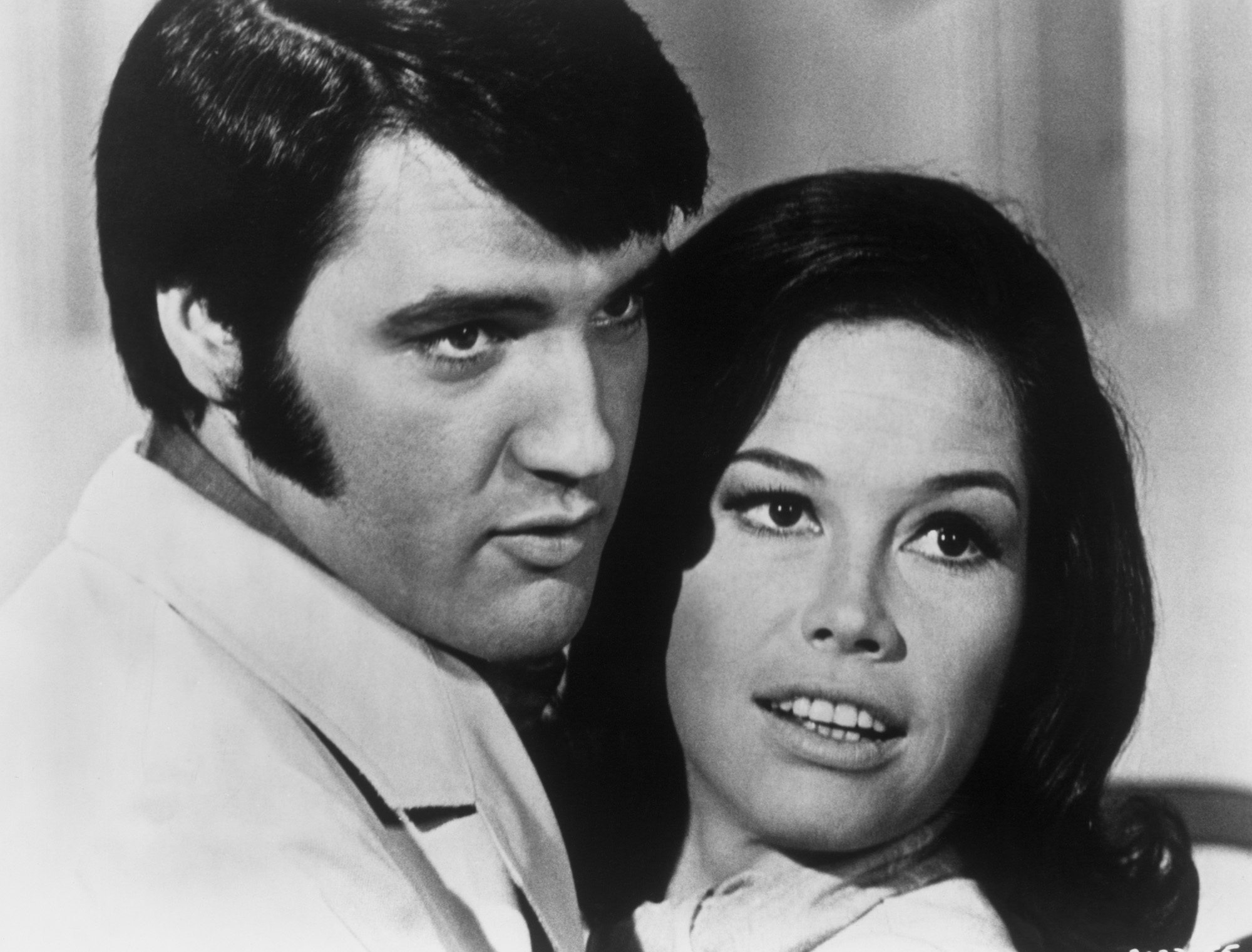 Elvis Presley and Mary Tyler Moore