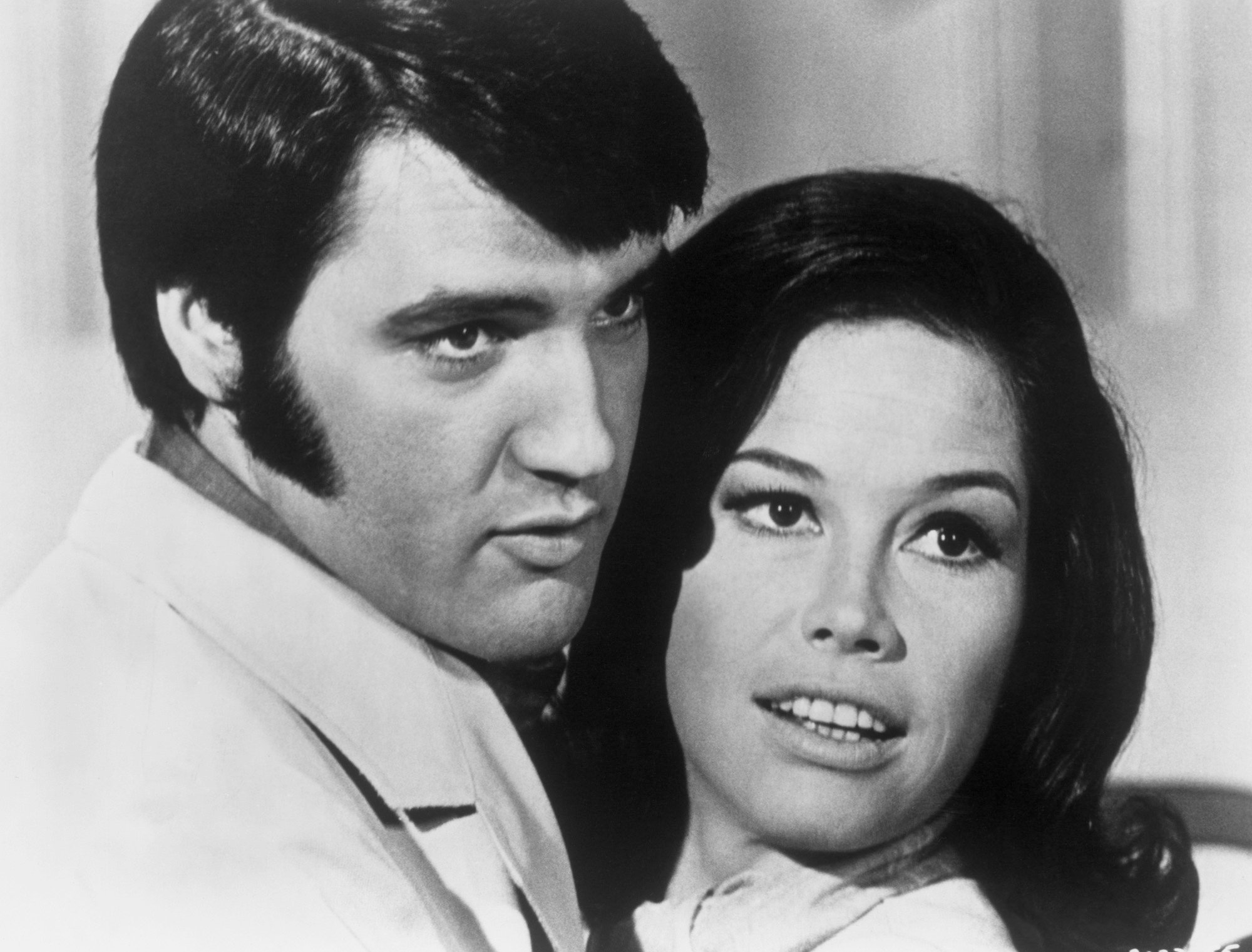 Elvis Presley and Mary Tyler Moore