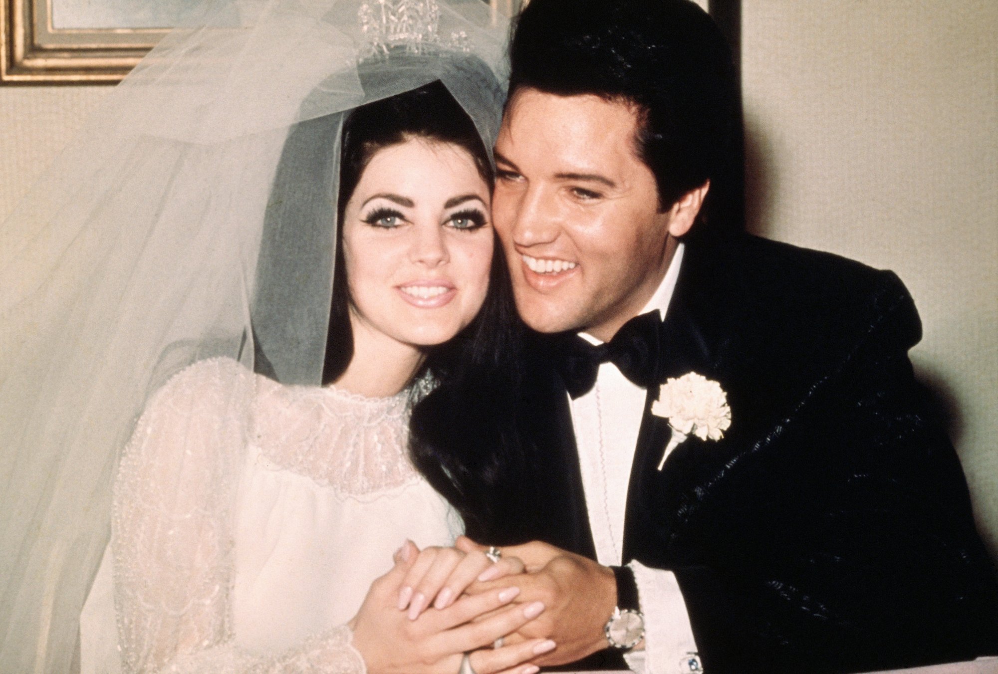 Elvis and Pricilla Presley