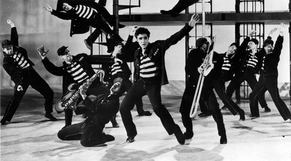 Elvis Presley em 'Jailhouse Rock' 