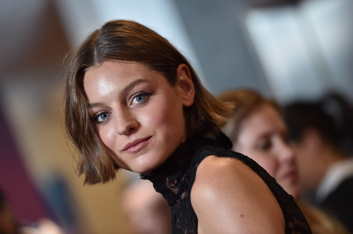 Emma Corrin at the premiere of 'Pennyworth'