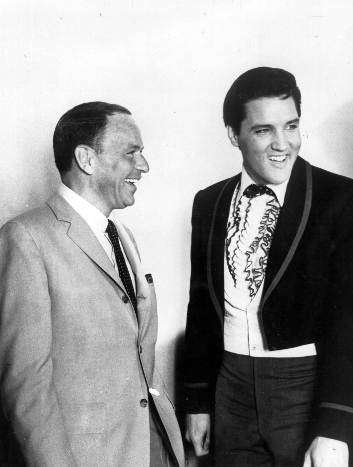 Frank Sinatra and Elvis Presley