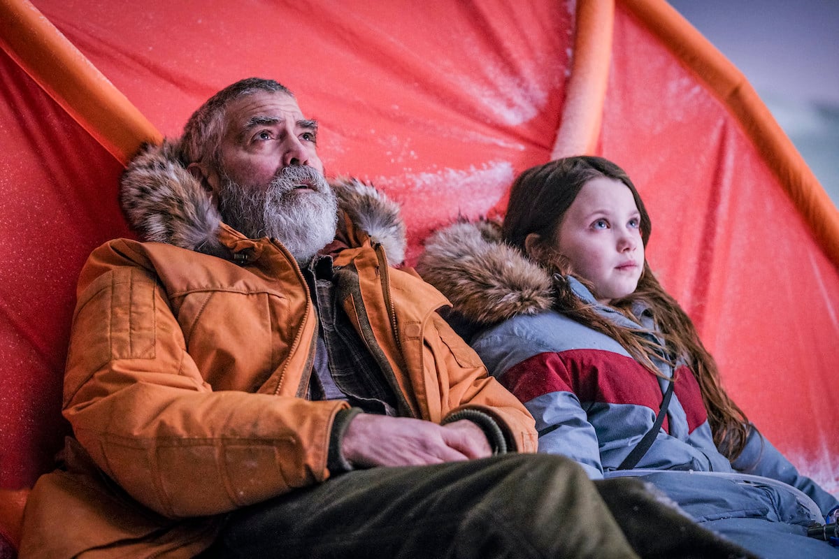 George Clooney and Caoilinn Springall in Netflix's 'Midnight Sky' | Netflix