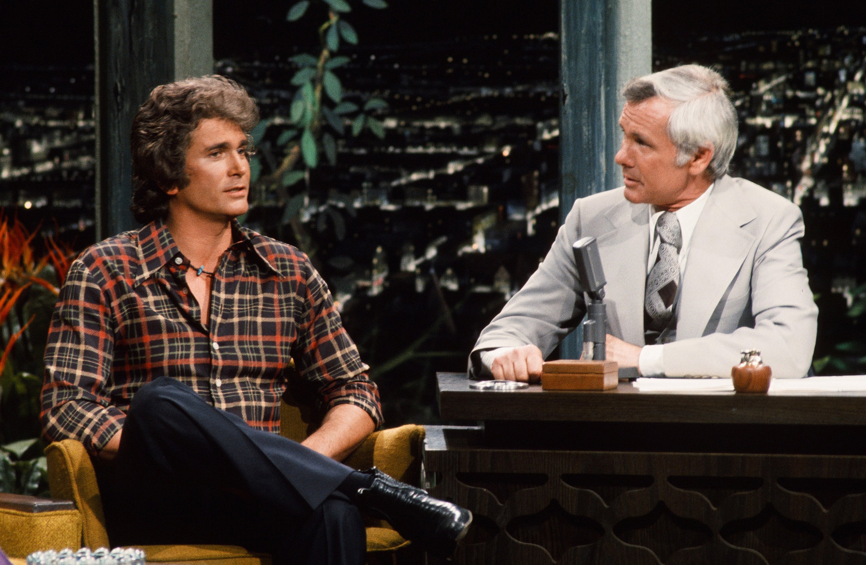 Michael Landon on 'The Tonight Show Starring Johnny Carson' in 1975