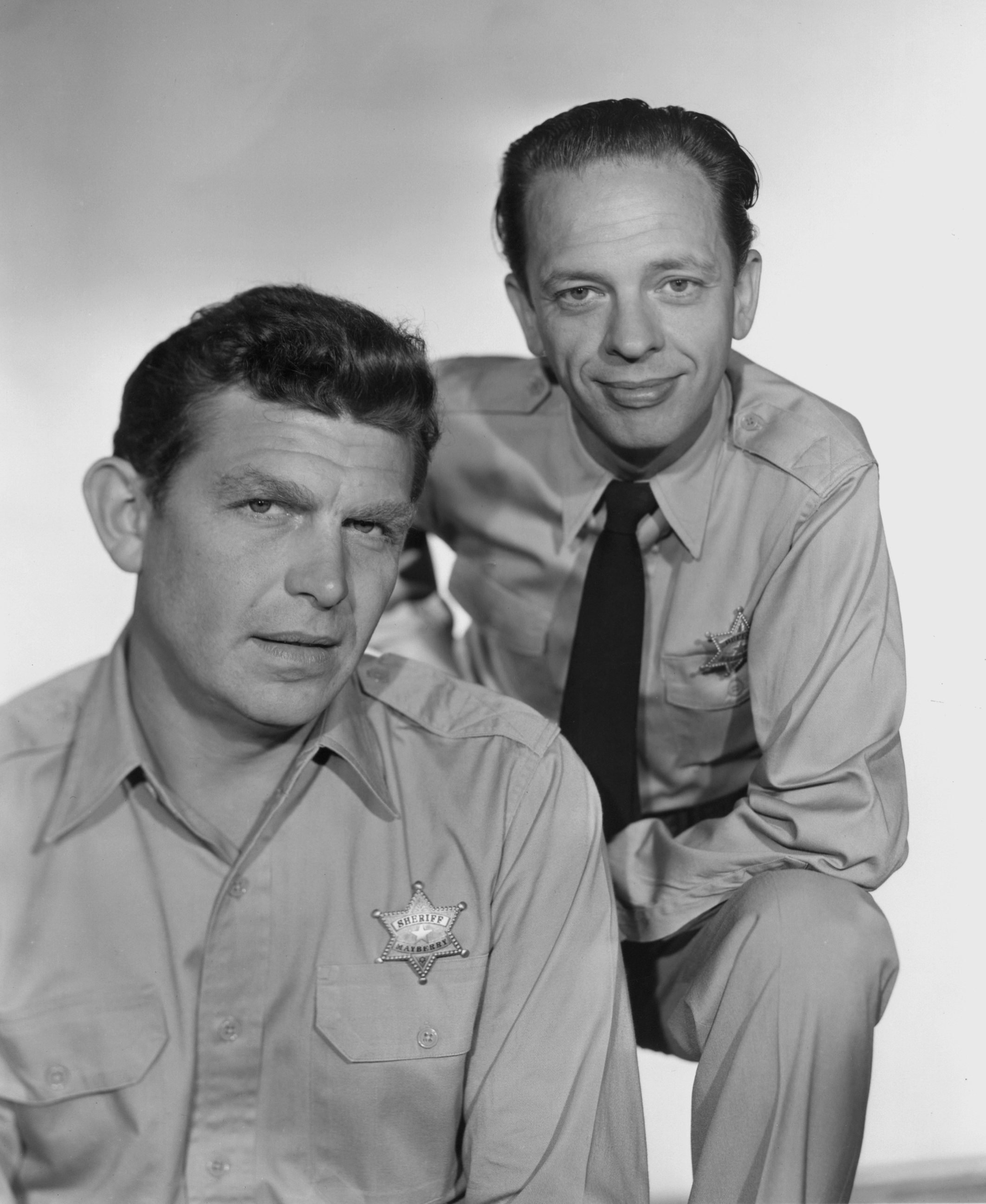 Andy Griffith and Don Knotts, 1960