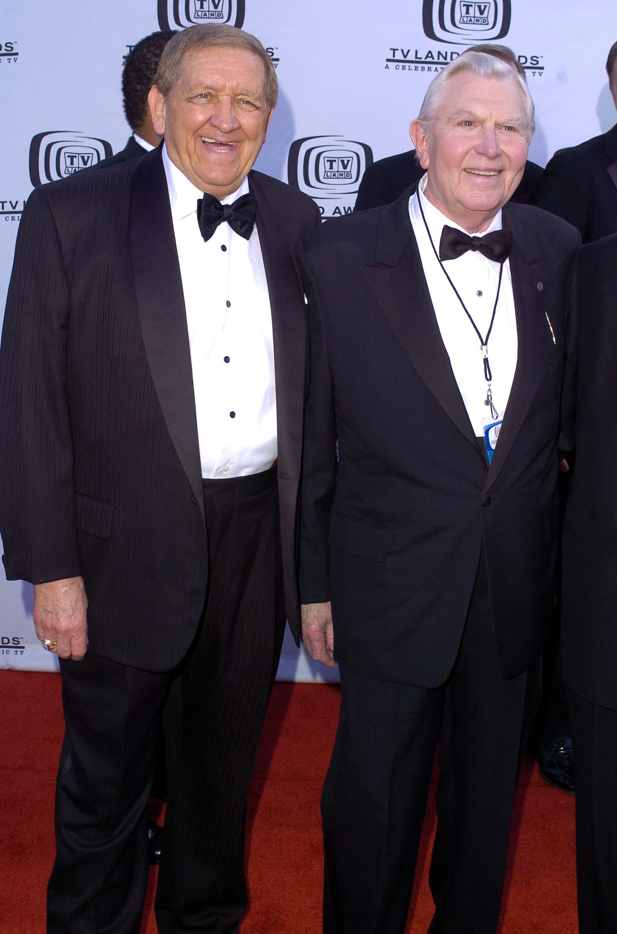 George Lindsey and Andy Griffith in 2004