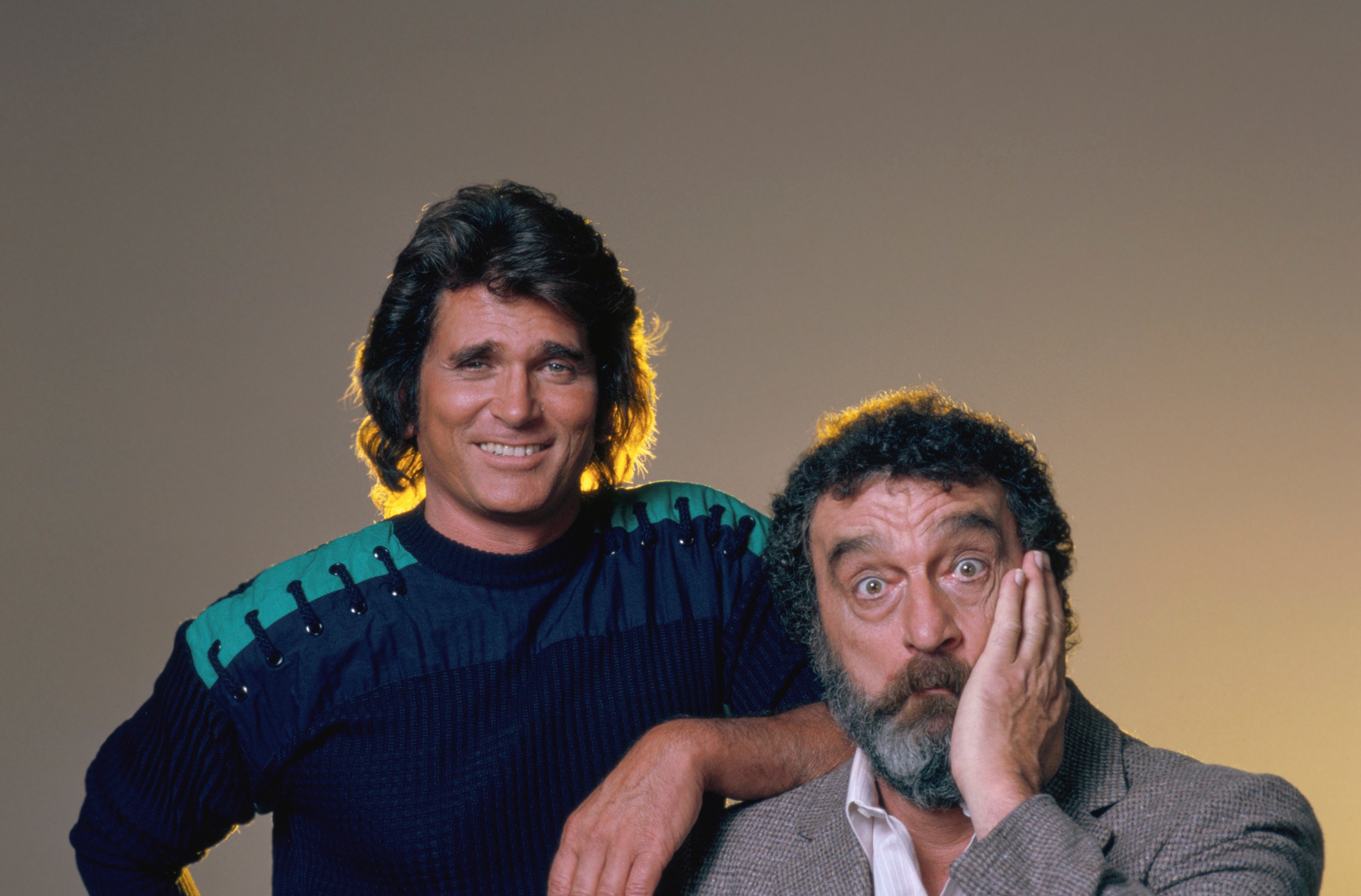 Michael Landon and Victor French of 'Highway to Heaven'