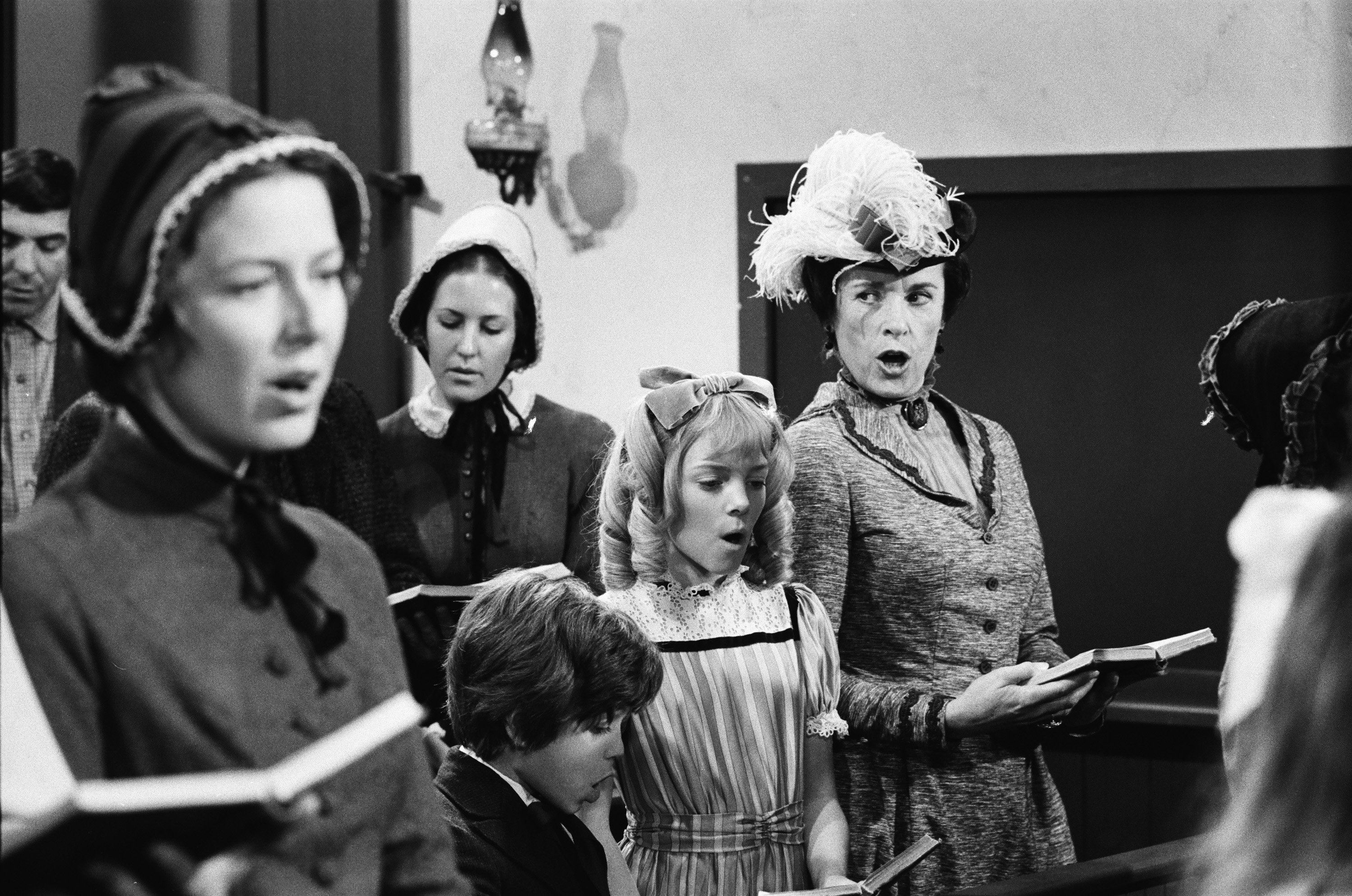 A scene from 'Little House on the Prairie'