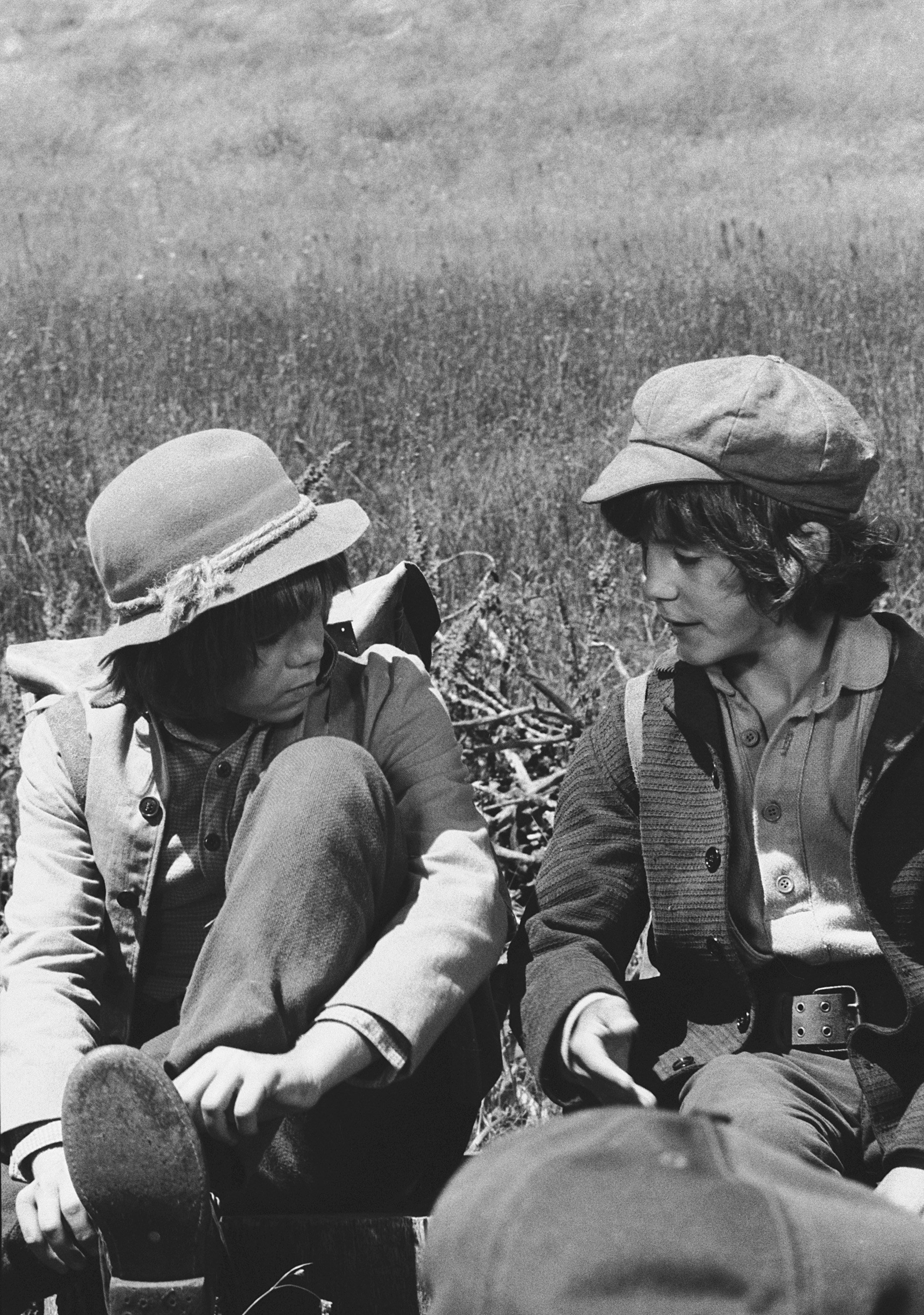 Matthew Labyorteaux, right, as Albert Ingalls with his brother Patrick Labyorteaux as Andrew Garvey on 'Little House on the Prairie'