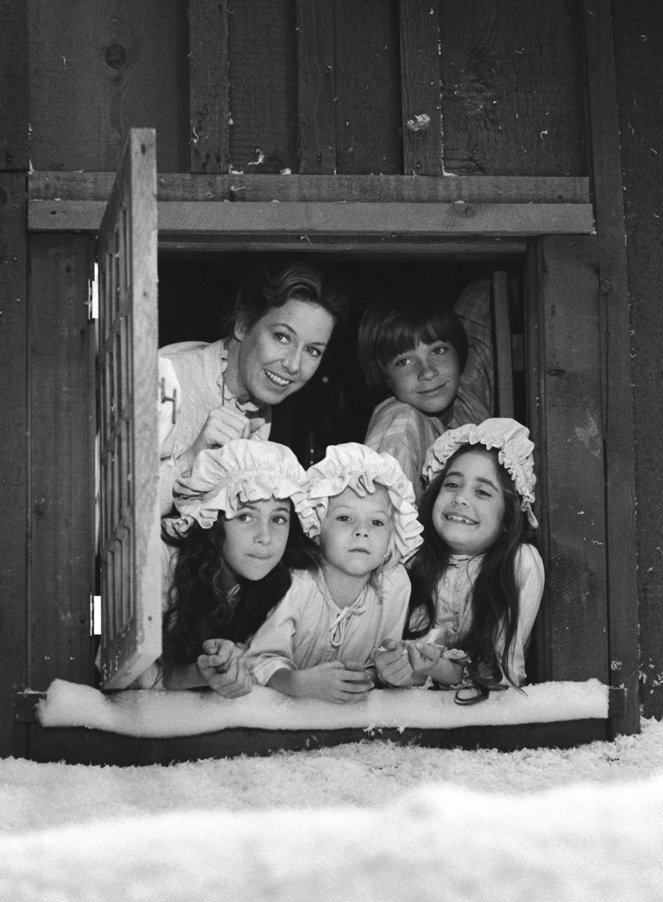 A scene from 'Little House on the Prairie'