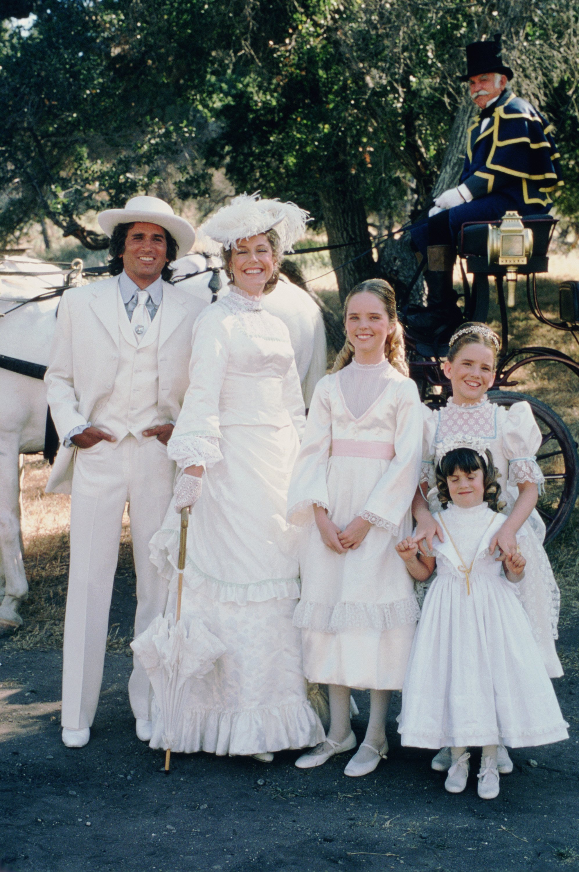 The Ingalls Family in 'Little House on the Prairie', 1975 