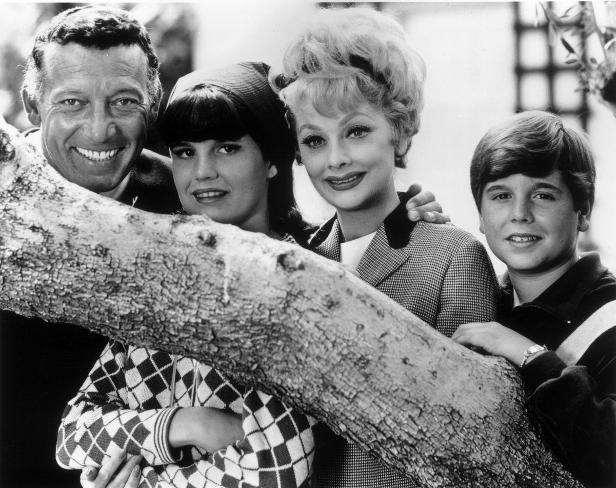 Desi Arnaz Jr, far right, with (from left) Gary Morton, Lucie Arnaz, and Lucille Ball in 1965