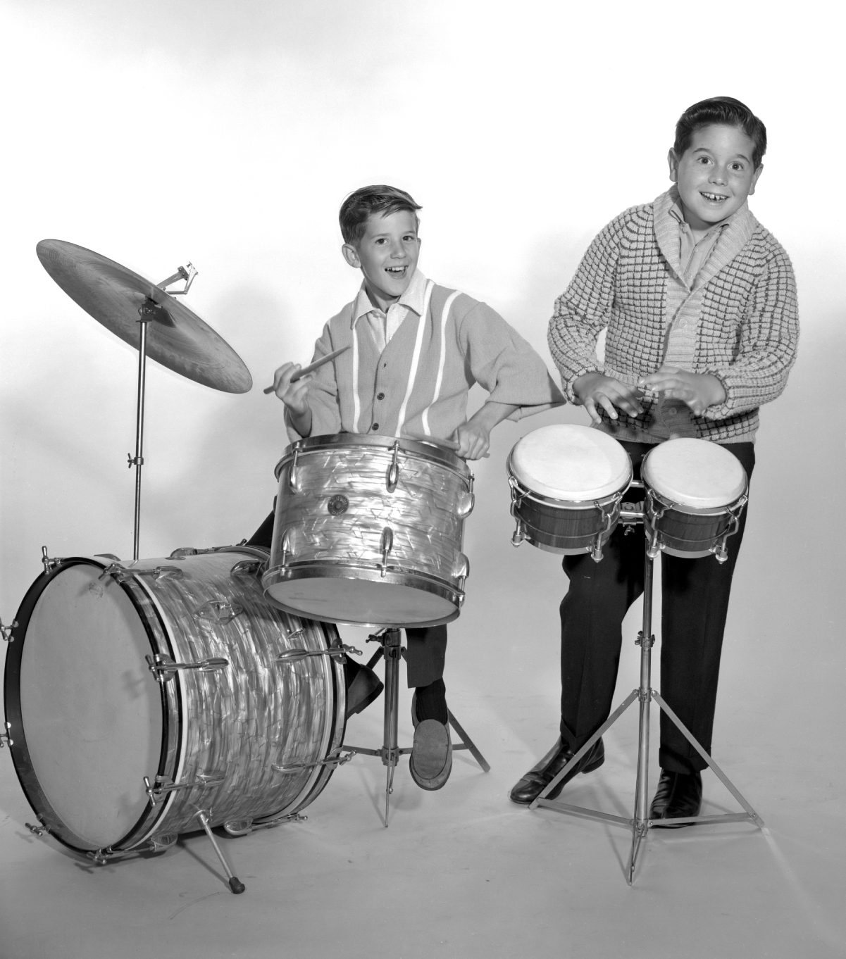 Keith Thibodeaux, left, with Desi Arnaz Jr. 1962