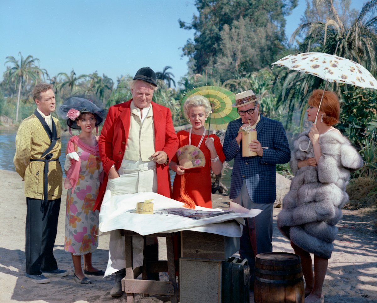 Russell Johnson (as Professor Roy Hinkley), Dawn Wells (as Mary Ann Summers), Alan Hale Jr. (as Jonas 'The Skipper' Grumby), Natalie Schafer (as Mrs. Lovey Howell), Jim Backus (as Thurston Howell III), Tina Louise (as Ginger)