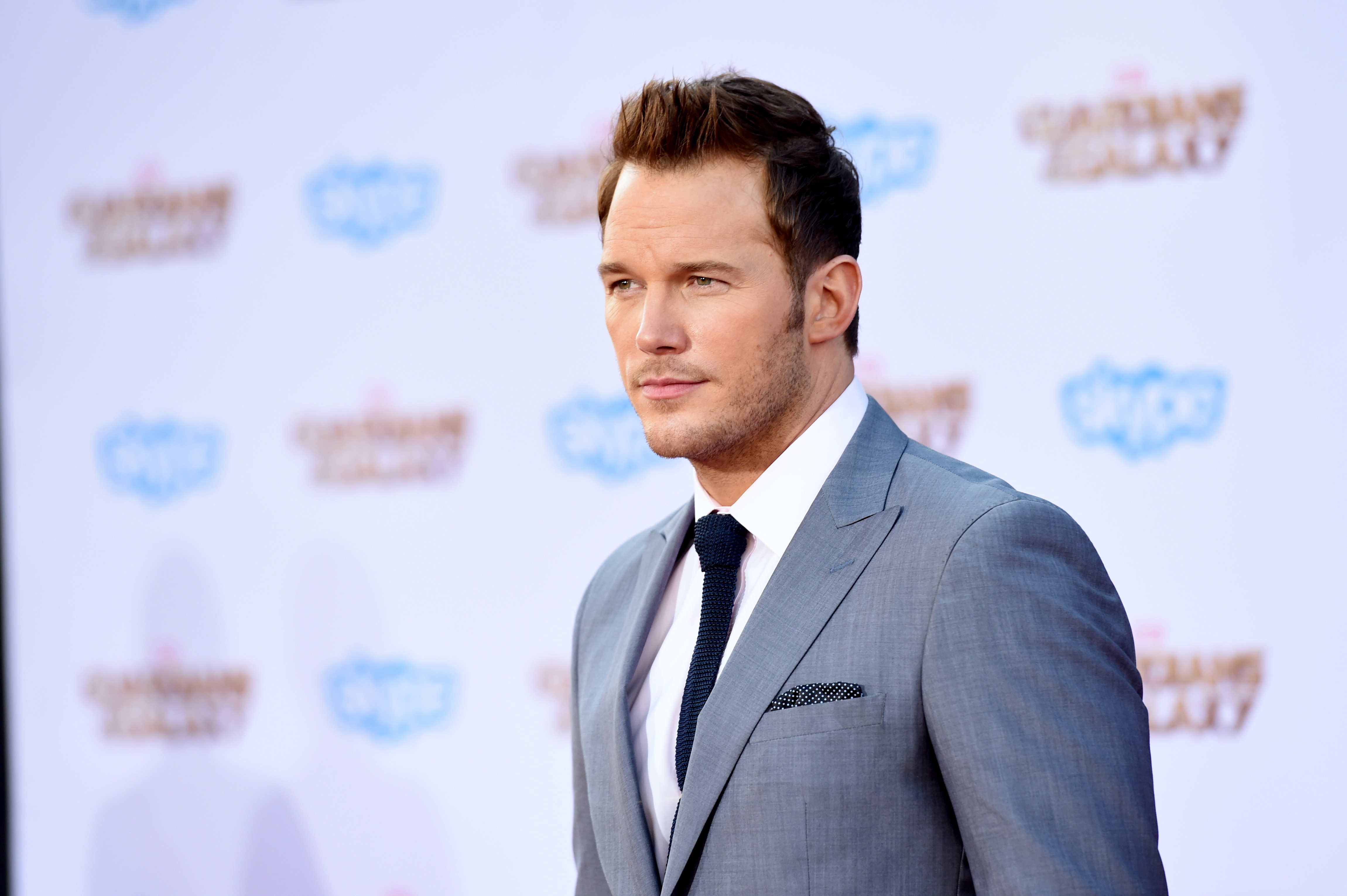 Actor Chris Pratt attends the premiere of Marvel's 'Guardians Of The Galaxy' 