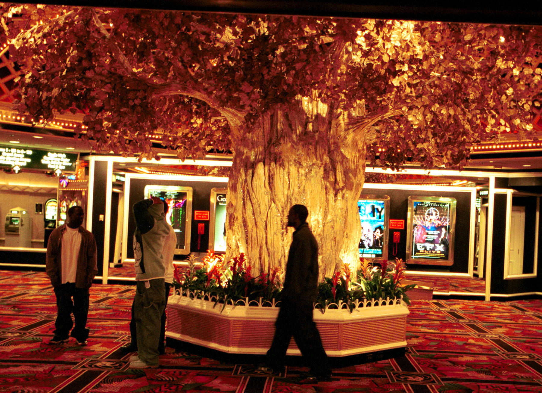 The lobby at the MGM Grand Hotel and Casino