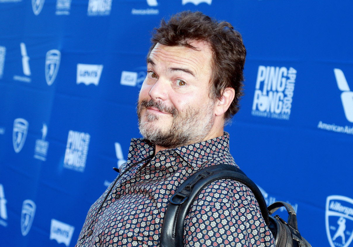 Jack Black at Clayton Kershaw's Ping Pong 4 Purpose Celebrity Tournament