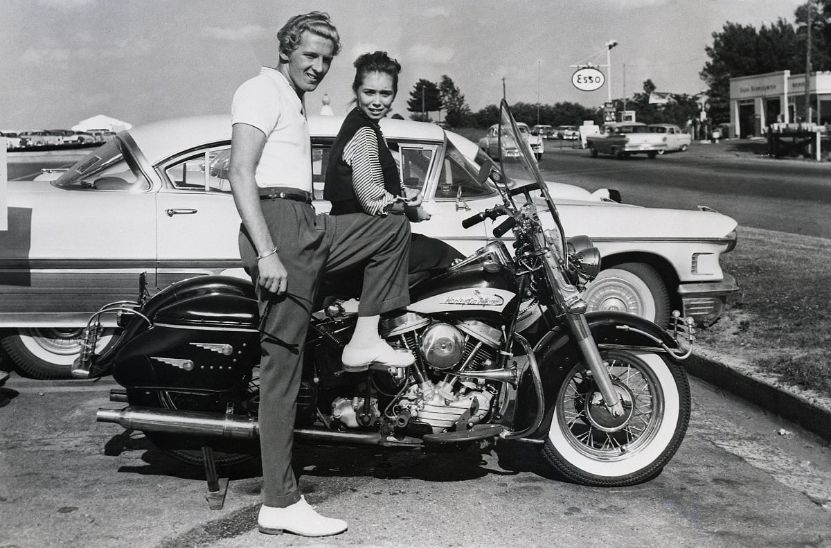 Jerry Lee Lewis and Myra Gale Brown in 1958