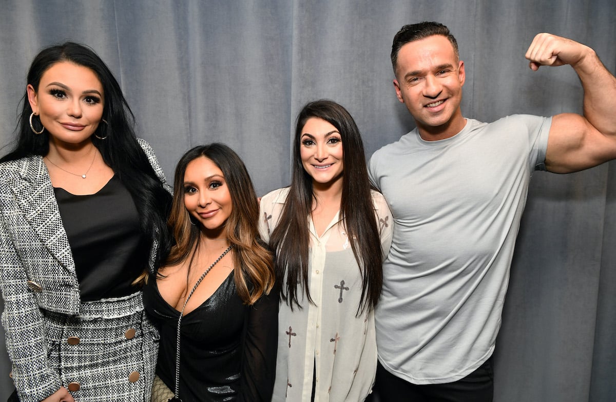 Jenni 'JWoww' Farley, Nicole 'Snooki' Polizzi, Deena Nicole Cortese and Mike 'The Situation' Sorrentino 