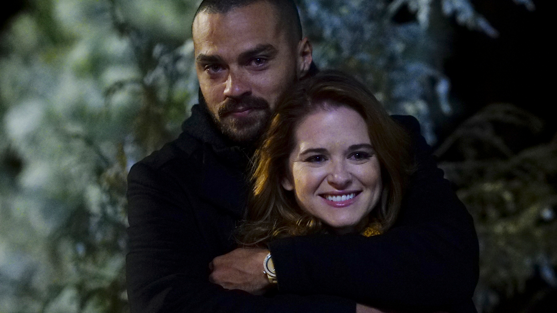 Jesse Williams as Jackson Avery and Sarah Drew as April Kepner on 'Grey's Anatomy'