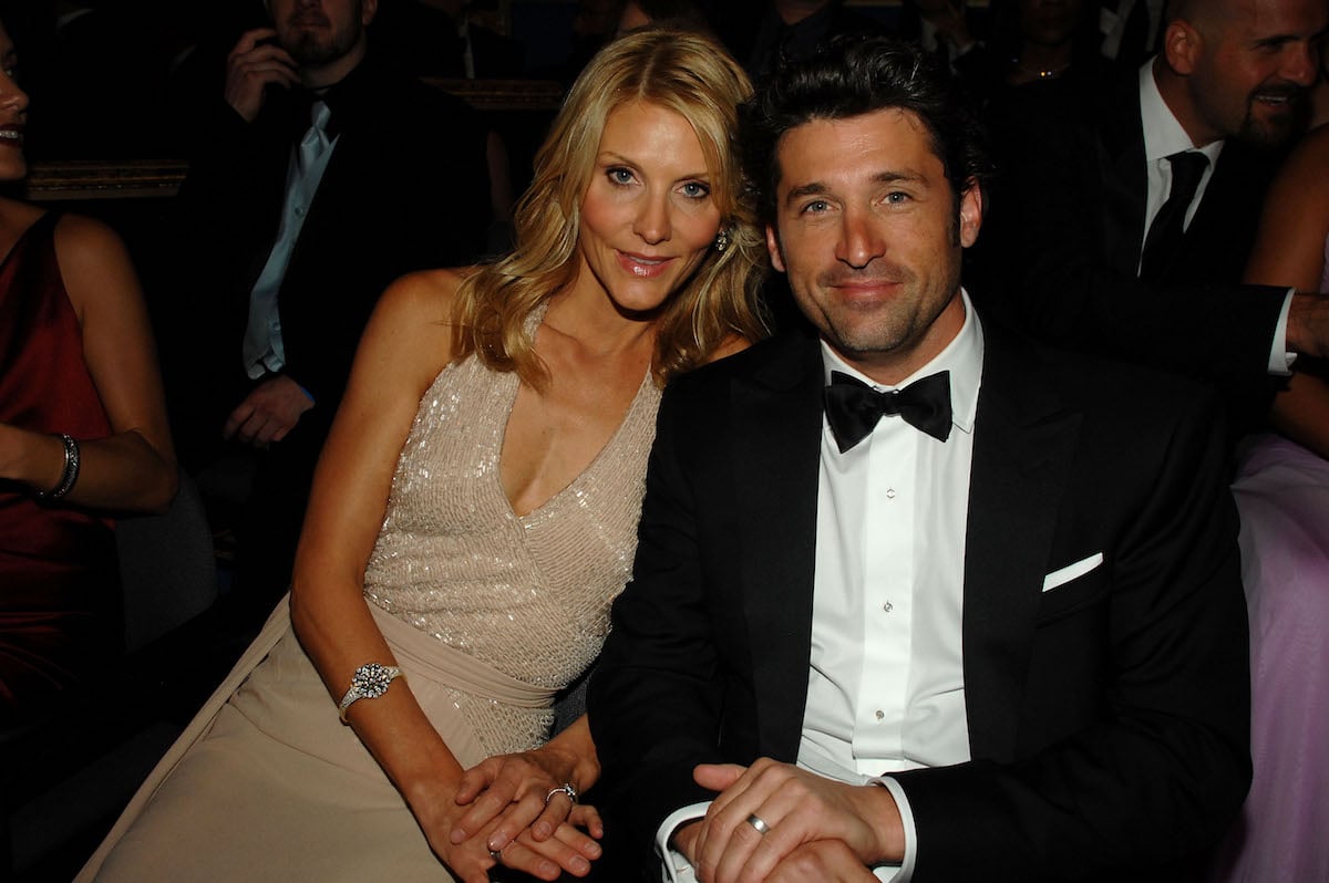 Jillian Dempsey and Patrick Dempsey attend the 59th Primetime EMMY Awards