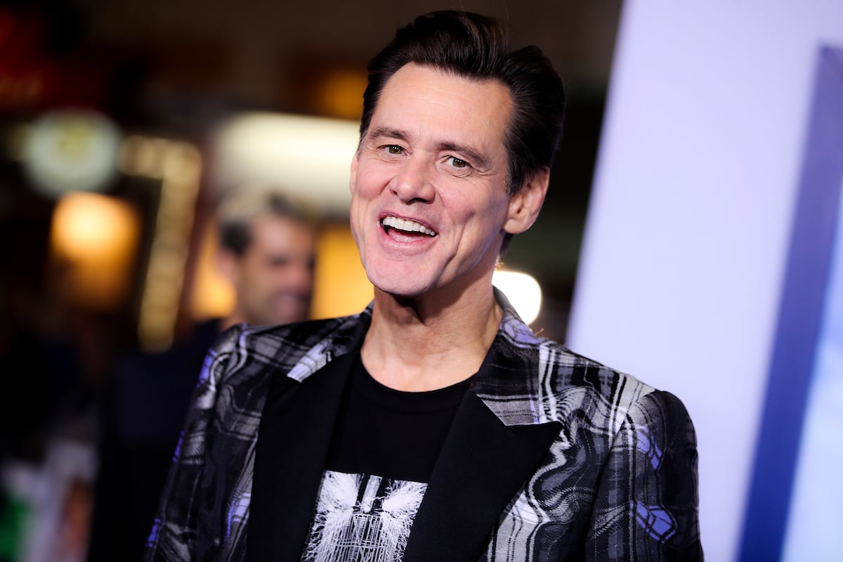 Jim Carrey on the red carpet