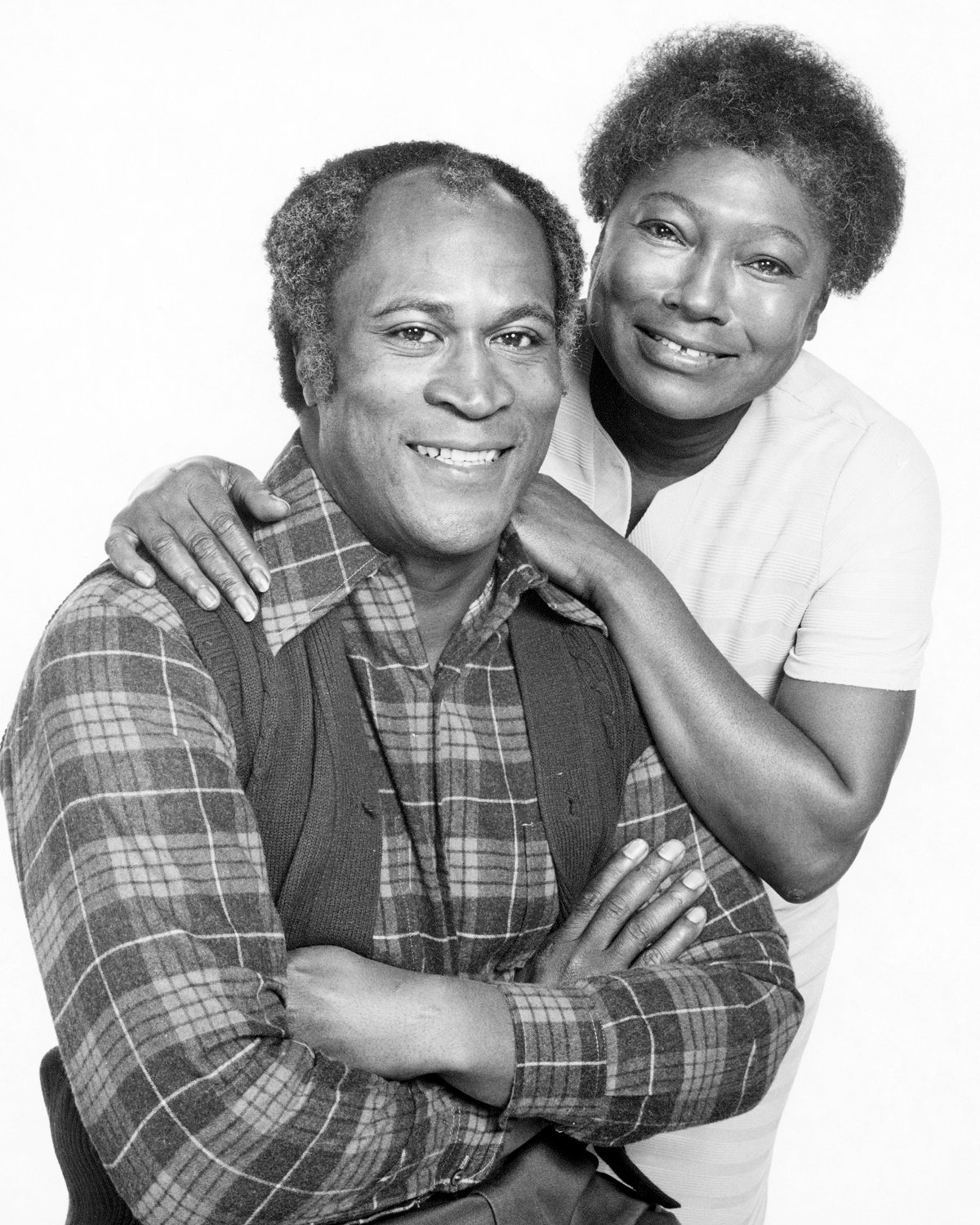 John Amos as James Evans and Esther Rolle as Florida Evans