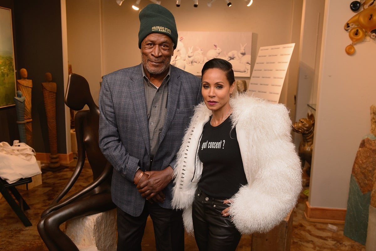 John Amos and Jada Pinkett Smith