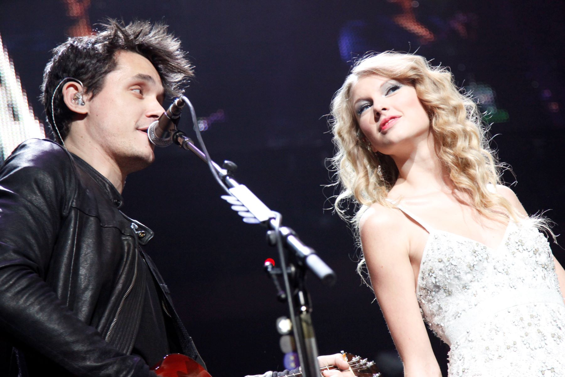 John Mayer and Taylor Swift attend Z100 JINGLE BALL 2009