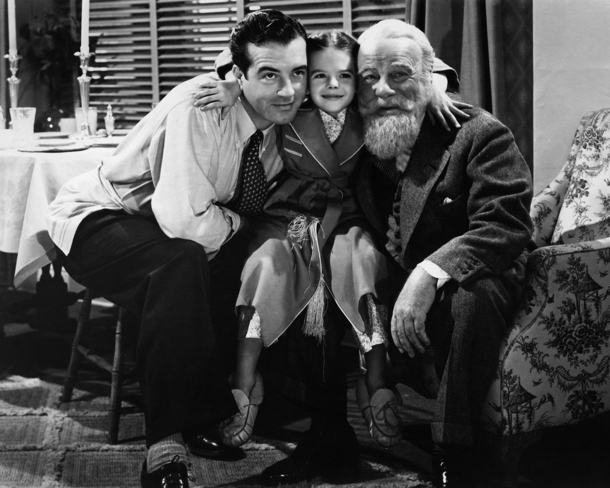 John Payne, Natalie Wood, and Edmund Gwenn in 'Miracle on 34th Street'