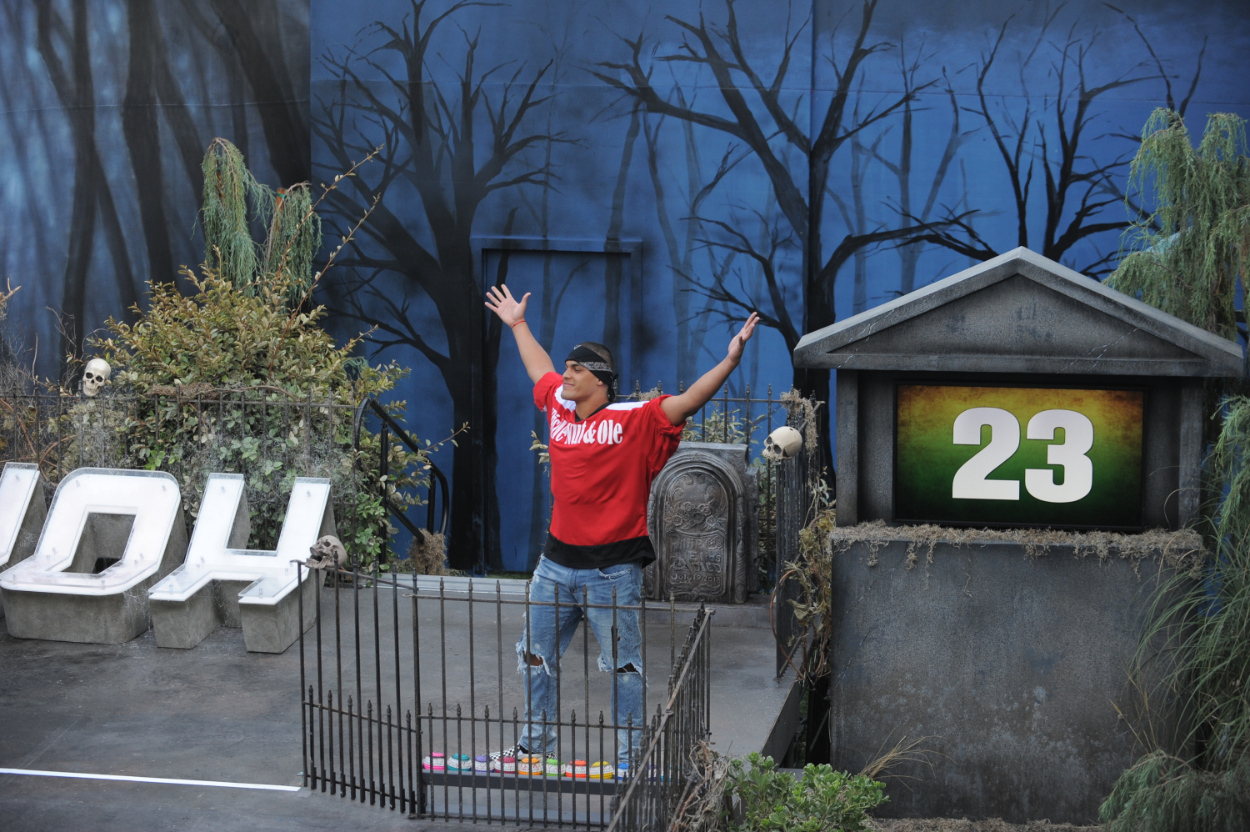 Josh Martinez celebrates his win