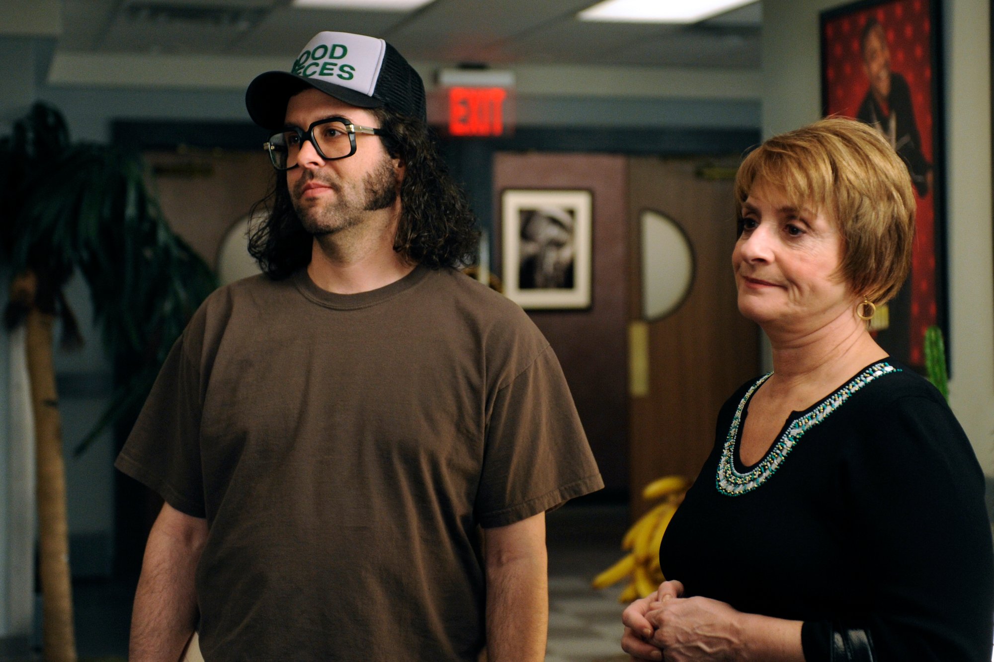 Judah Friedlander as Frank Rossitano, Patti Lupone as Sylvia Rossitano