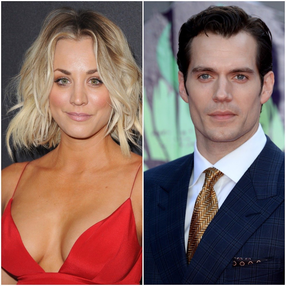 Kaley Cuoco and Henry Cavill