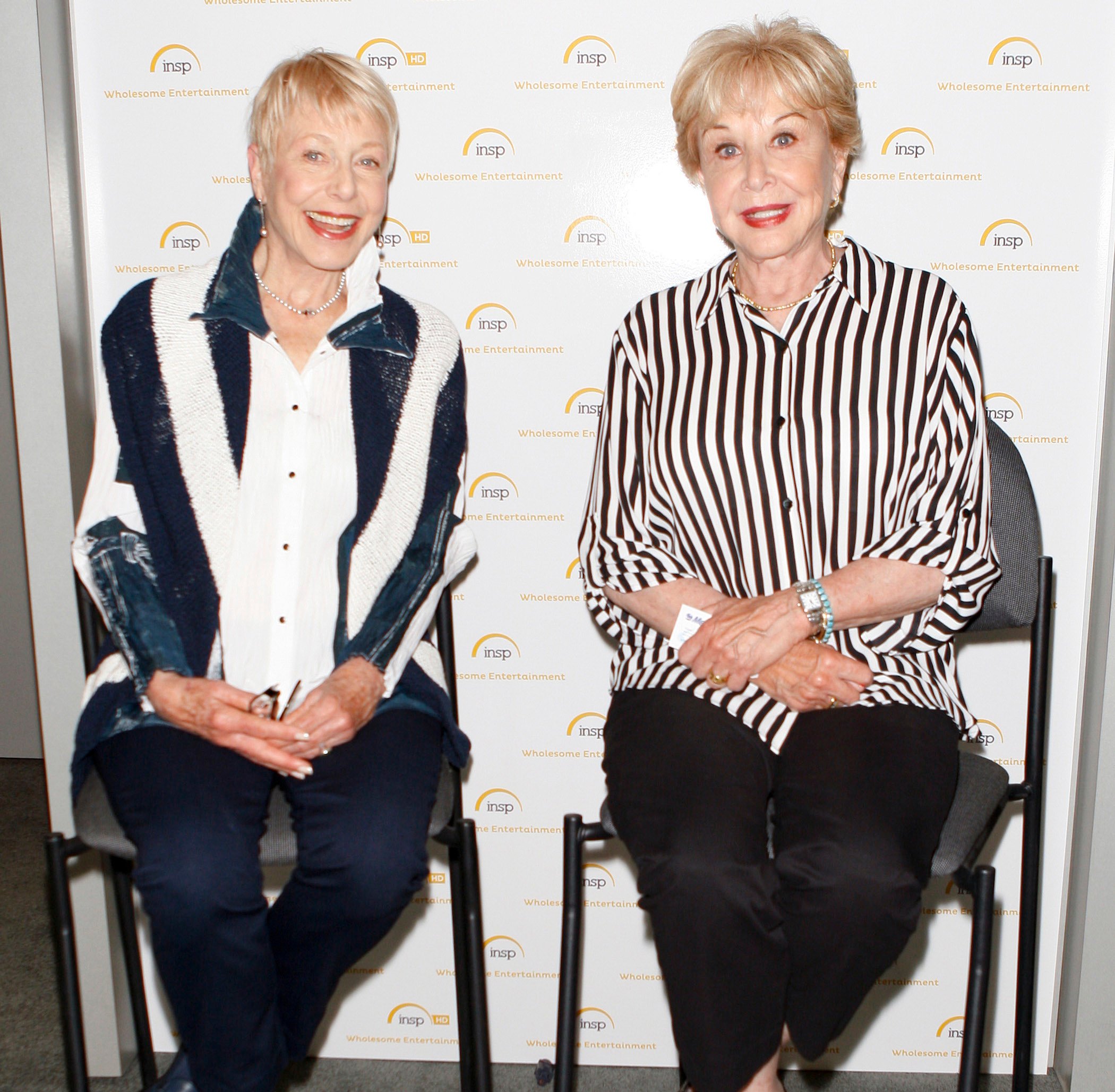Karen Grassle and Michael Learned at The Cable Show on April 30, 2014 