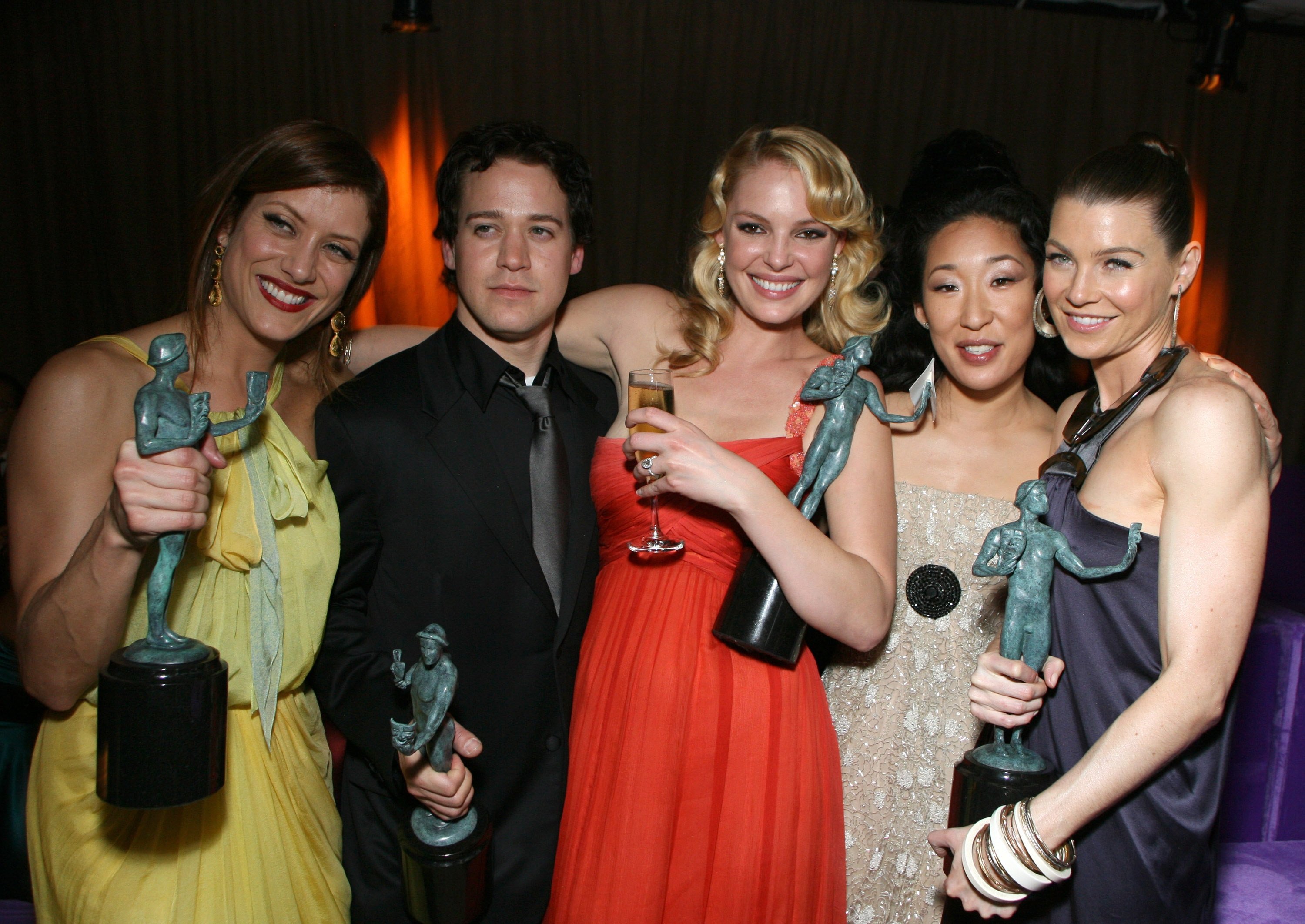 'Grey's Anatomy' stars Kate Walsh, T.R. Knight, Katherine Heigl, Sandra Oh, and Ellen Pompeo