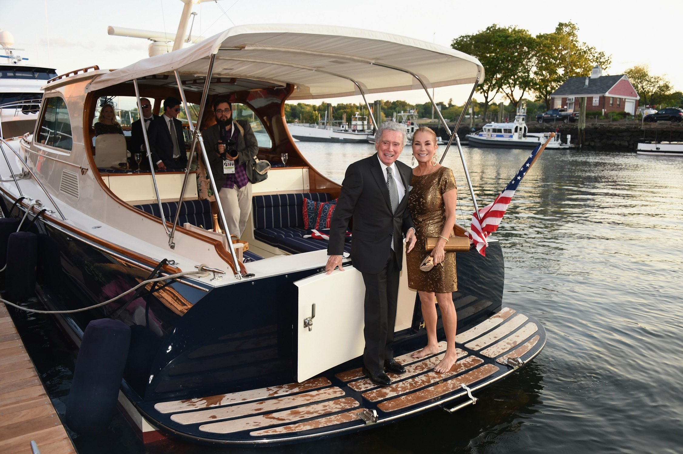 Regis Philbin and Kathie Lee Gifford arrive at the Greenwich Film Festival 2015