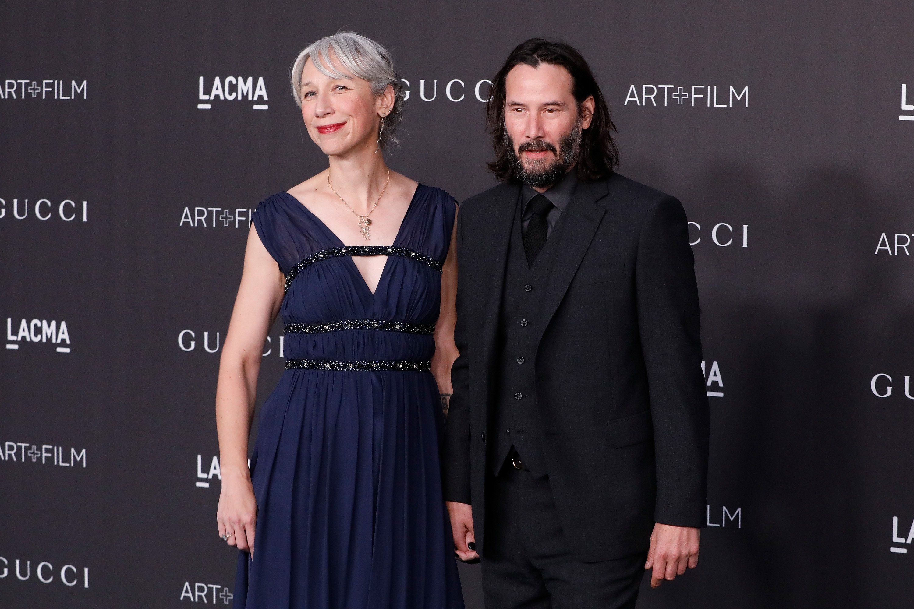 Keanu Reeves and Alexandra Grant