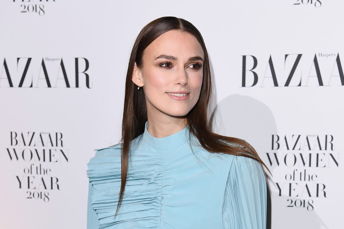 Keira Knightley attends the Harper's Bazaar Women of the Year Awards at The Ballroom of Claridges on October 30, 2018 in London, England.