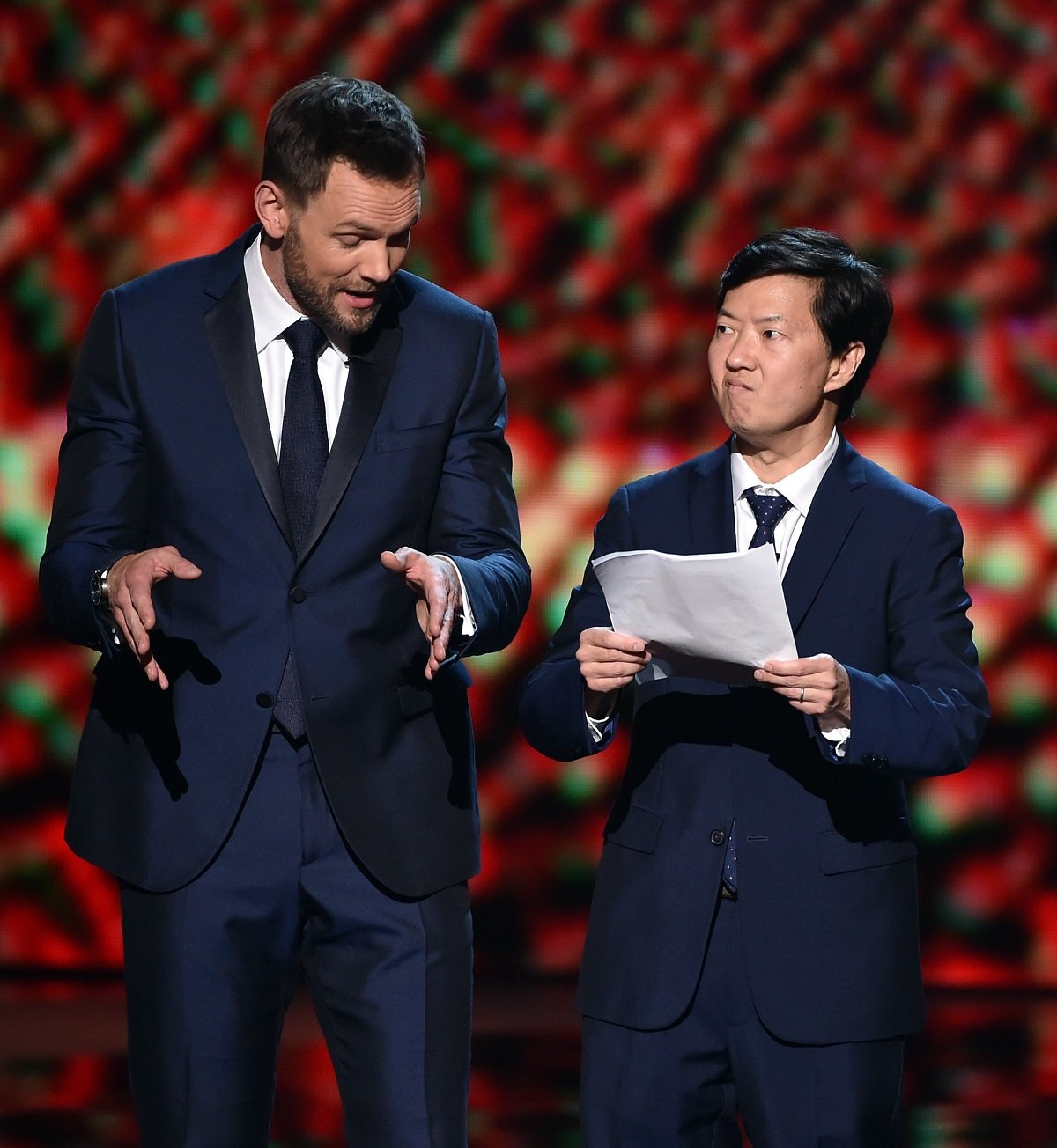 Joel McHale and Ken Jeong 