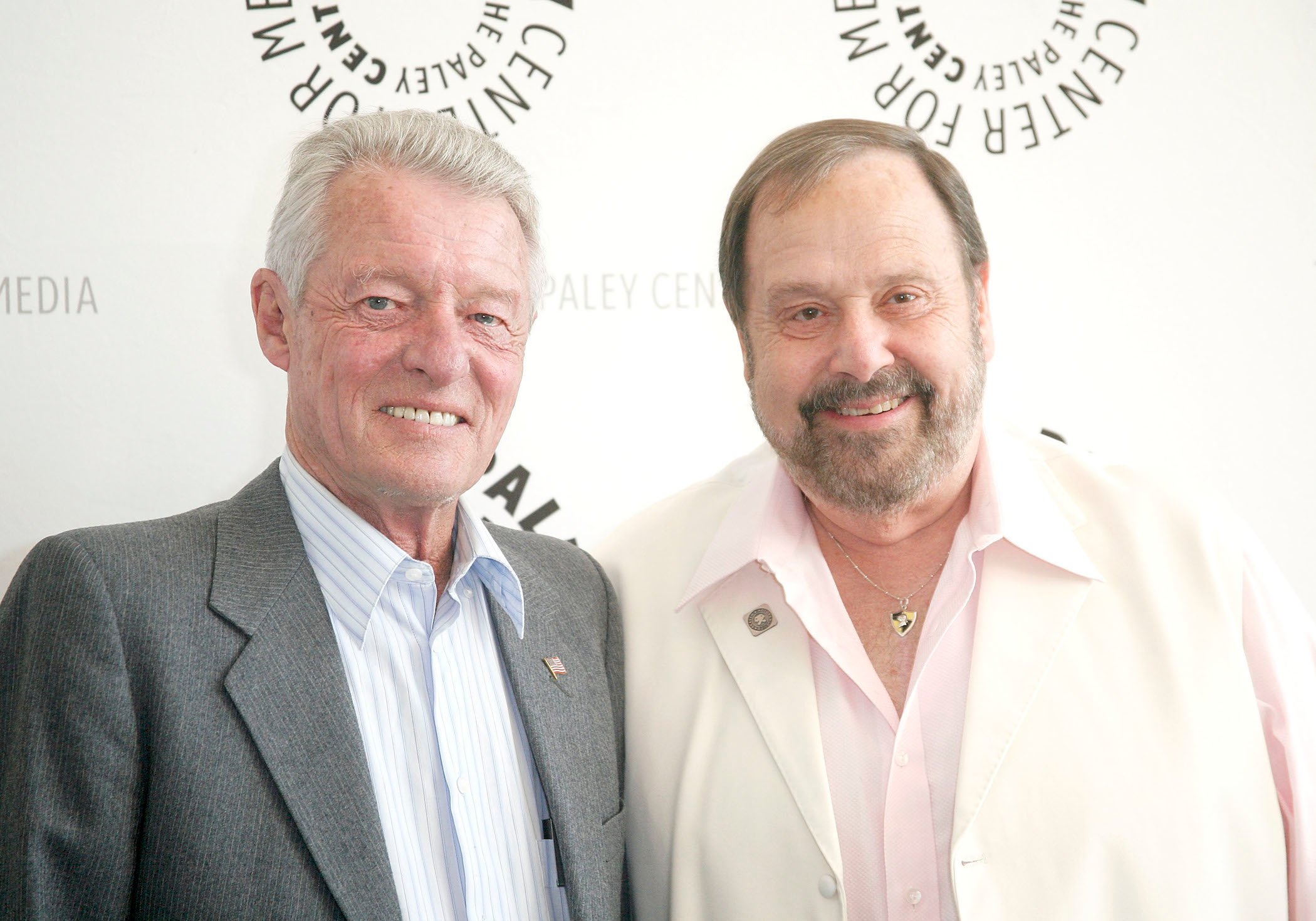 Ken Osmond (L) and Frank Bank (R) from 'Leave It to Beaver' 