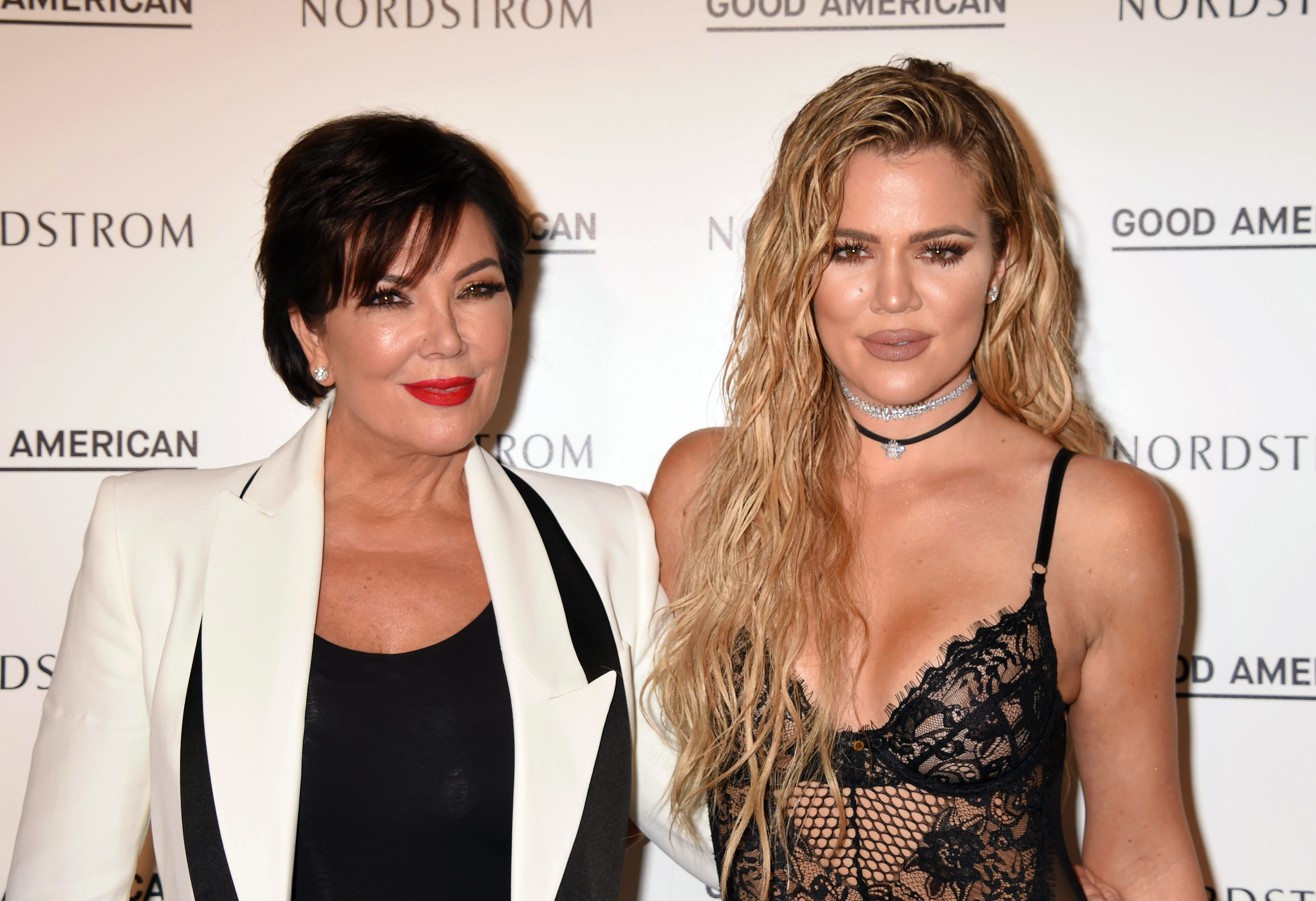 TV personality Kris Jenner (L) and Good American Founding Partner Khloe Kardashian attend the Good American Launch Event at Nordstrom at the Grove on October 18, 2016 in Los Angeles, California.