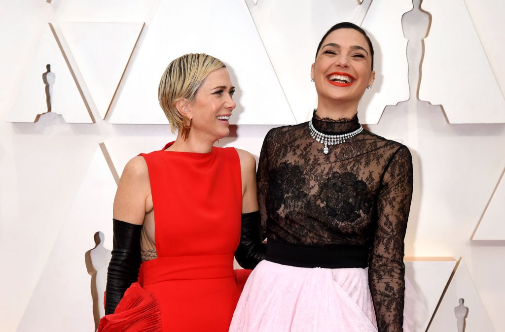 Kristen Wiig and Gal Gadot of "Wonder Woman 1984 at the Oscars 2020