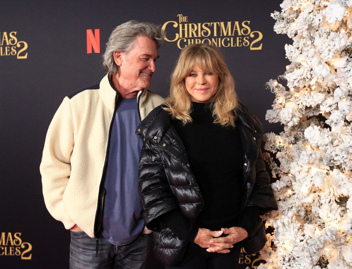 Kurt Russell (L) and Goldie Hawn attend Netflix's "The Christmas Chronicles: Part Two"